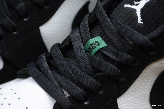 Mystic Low 1 Black Jordan White Air 553558-113 Green 0713